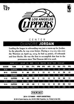 2014-15 Hoops #127 DeAndre Jordan Back