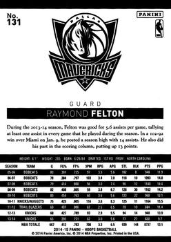 2014-15 Hoops #131 Raymond Felton Back