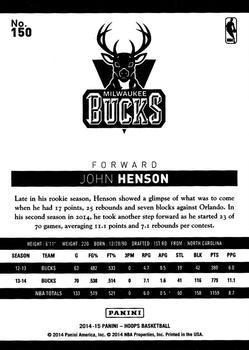 2014-15 Hoops #150 John Henson Back