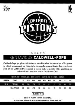 2014-15 Hoops #207 Kentavious Caldwell-Pope Back