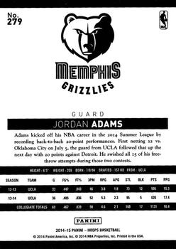 2014-15 Hoops #279 Jordan Adams Back