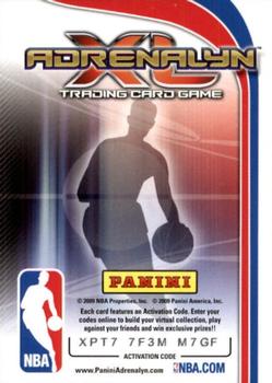 2009-10 Panini Adrenalyn XL #NNO Jameer Nelson Back
