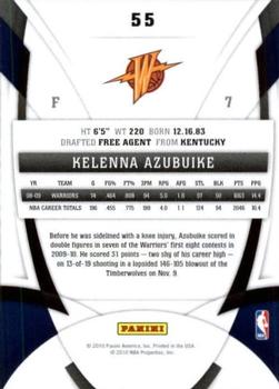 2009-10 Panini Certified #55 Kelenna Azubuike Back