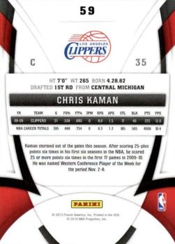 2009-10 Panini Certified #59 Chris Kaman Back