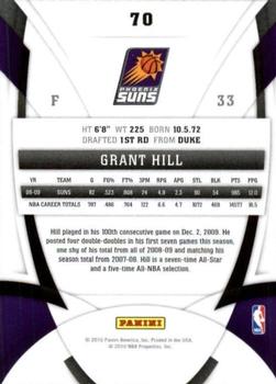 2009-10 Panini Certified #70 Grant Hill Back