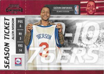 2009-10 Panini Playoff Contenders #18 Allen Iverson Front