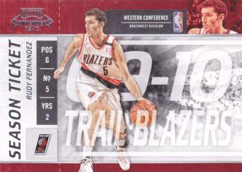 2009-10 Panini Playoff Contenders #55 Rudy Fernandez Front