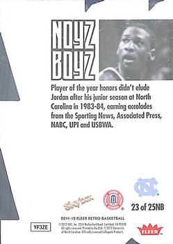 2011-12 Fleer Retro - Noyz Boyz #23 Michael Jordan Back