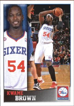 2013-14 Panini Stickers #35 Kwame Brown Front