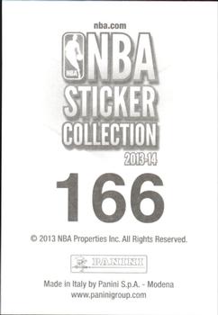 2013-14 Panini Stickers #166 Dwight Howard Back