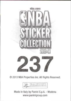 2013-14 Panini Stickers #237 LaMarcus Aldridge Back