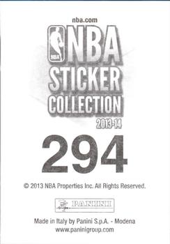 2013-14 Panini Stickers #294 Goran Dragic Back