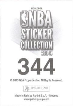 2013-14 Panini Stickers #344 Trey Burke Back