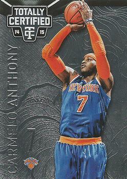 2014-15 Panini Totally Certified #62 Carmelo Anthony Front