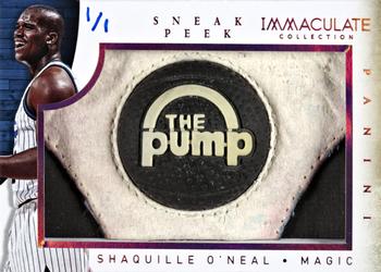 2013-14 Panini Immaculate Collection - Sneak Peek #17 Shaquille O'Neal Front
