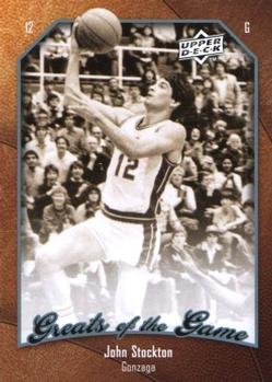2009-10 Upper Deck Greats of the Game #4 John Stockton Front