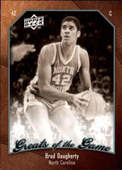 2009-10 Upper Deck Greats of the Game #3 Brad Daugherty Front