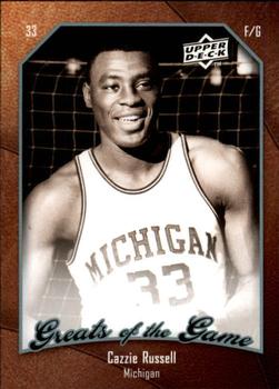 2009-10 Upper Deck Greats of the Game #23 Cazzie Russell Front