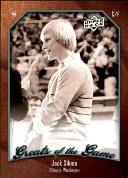 2009-10 Upper Deck Greats of the Game #27 Jack Sikma Front