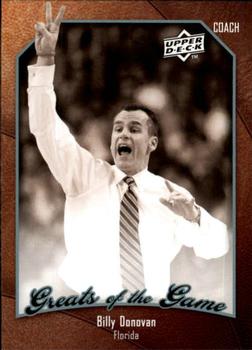 2009-10 Upper Deck Greats of the Game #29 Billy Donovan Front
