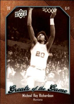 2009-10 Upper Deck Greats of the Game #30 Micheal Ray Richardson Front