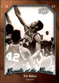 2009-10 Upper Deck Greats of the Game #33 Rick Mahorn Front
