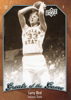 2009-10 Upper Deck Greats of the Game #42 Larry Bird Front