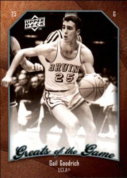 2009-10 Upper Deck Greats of the Game #46 Gail Goodrich Front