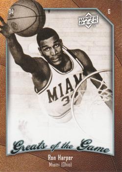 2009-10 Upper Deck Greats of the Game #54 Ron Harper Front