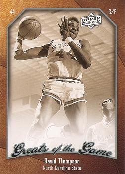 2009-10 Upper Deck Greats of the Game #62 David Thompson Front