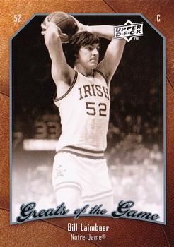 2009-10 Upper Deck Greats of the Game #63 Bill Laimbeer Front
