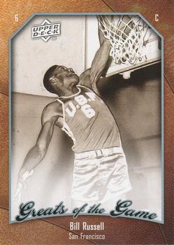 2009-10 Upper Deck Greats of the Game #66 Bill Russell Front