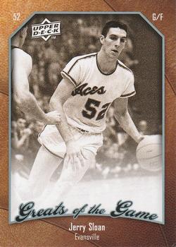 2009-10 Upper Deck Greats of the Game #68 Jerry Sloan Front
