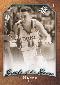 2009-10 Upper Deck Greats of the Game #70 Bobby Hurley Front
