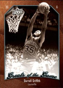 2009-10 Upper Deck Greats of the Game #75 Darrell Griffith Front