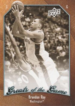 2009-10 Upper Deck Greats of the Game #78 Brandon Roy Front