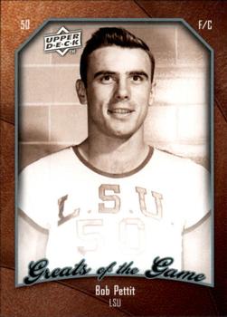 2009-10 Upper Deck Greats of the Game #79 Bob Pettit Front