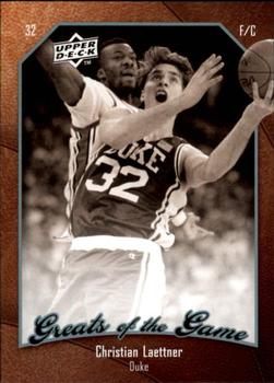 2009-10 Upper Deck Greats of the Game #84 Christian Laettner Front