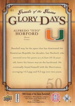 2009-10 Upper Deck Greats of the Game #101 Alfredo 
