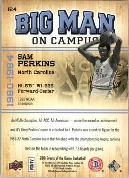 2009-10 Upper Deck Greats of the Game #124 Sam Perkins Back