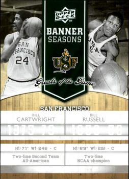 2009-10 Upper Deck Greats of the Game #131 Bill Cartwright / Bill Russell Front