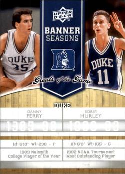 2009-10 Upper Deck Greats of the Game #132 Bobby Hurley / Danny Ferry Front