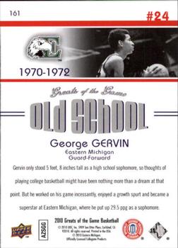 2009-10 Upper Deck Greats of the Game #161 George Gervin Back