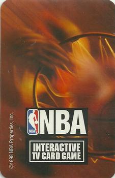 1998 NBA Interactive TV Card Game #NNO Tim Duncan Back