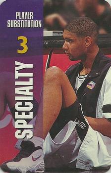 1998 NBA Interactive TV Card Game #NNO Tim Duncan Front