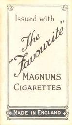 1925 Teofani & Co Magnums #15 Pat O'Keefe Back