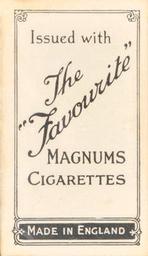 1925 Teofani & Co Magnums #18 Jack Johnson Back