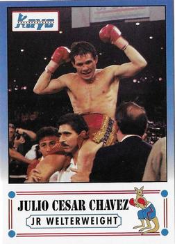1991 Kayo Heavyweight Holograms - Prototypes #1 Julio Cesar Chavez Front