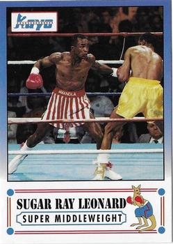 1991 Kayo Heavyweight Holograms - Prototypes #2 Sugar Ray Leonard Front