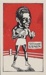 1947 D. Cummings & Son Famous Fighters #30 Sugar Ray Robinson Front